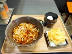 ゆで太郎の朝そば(玉子)450円